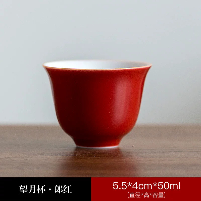 Jingdezhen nazik şin kung fu çay fincanı tək stəkan Yongle şirin ağ çay fincanı usta fincan ağ çini çay fincanı məişət kiçik çay fincanı