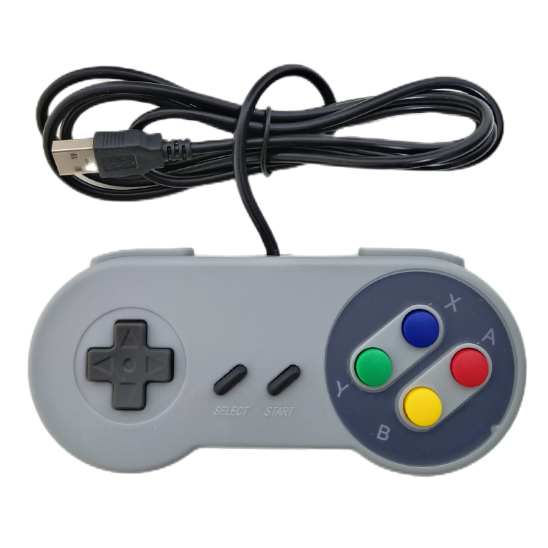 Kompüter USB plug-in nəzarətçi notebook PC Super Nintendo oyun nəzarətçisi ikili emulyator klassik arcade FC nostalji