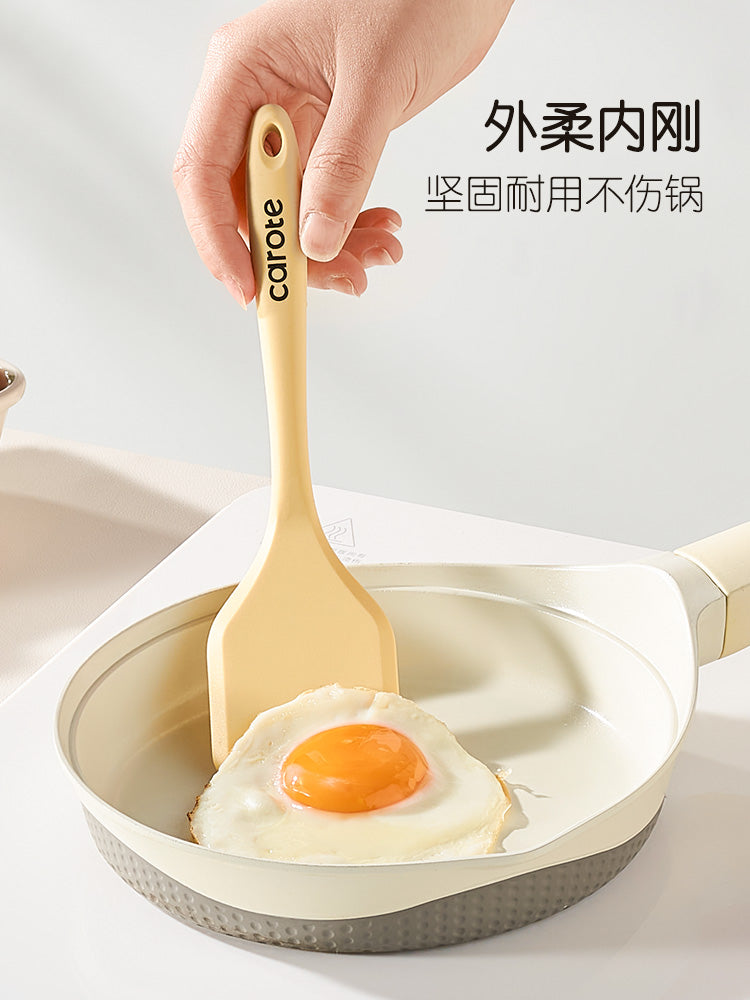 Yerkökü silikon spatula kiçik qida əlavəsi mini spatula yüksək temperatura davamlı qida dərəcəli qaşıq spatula mətbəx qabı dəsti
