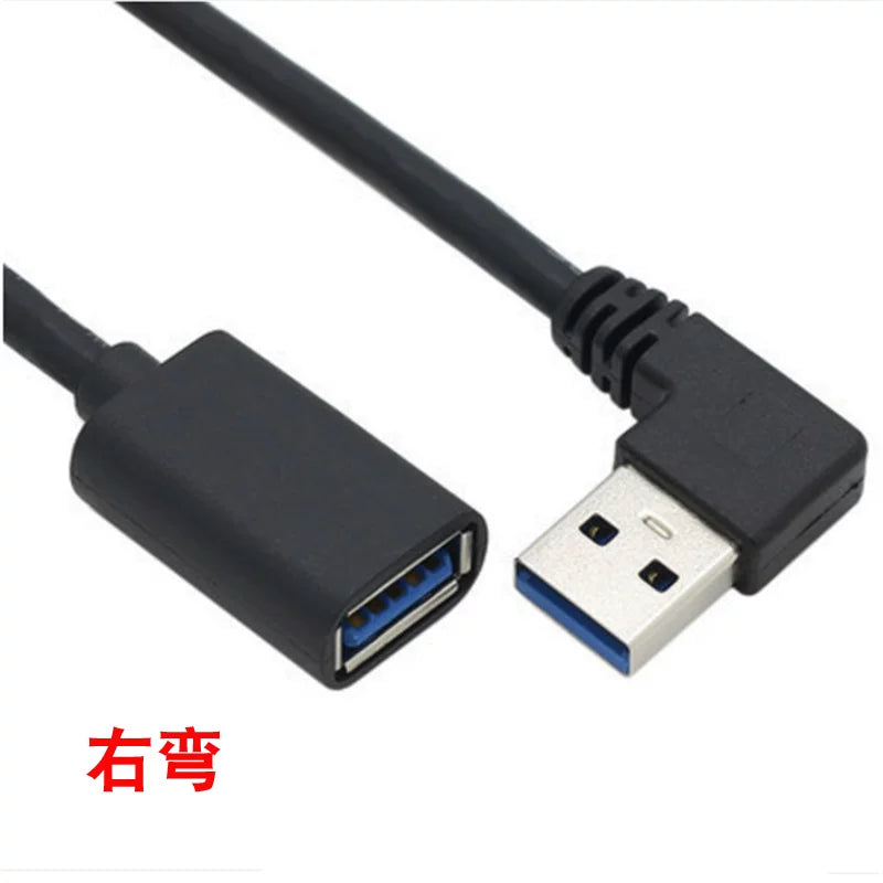 Dirsək USB məlumat panelini düzəldə bilən vida deşikləri və qulaqları olan təmiz mis USB3.0 kişidən qadına uzatma kabeli, yüksək sürətli mobil telefon şarj şəbəkə kartı, printer, kompüterə qoşulma klaviaturası və U disk siçanı