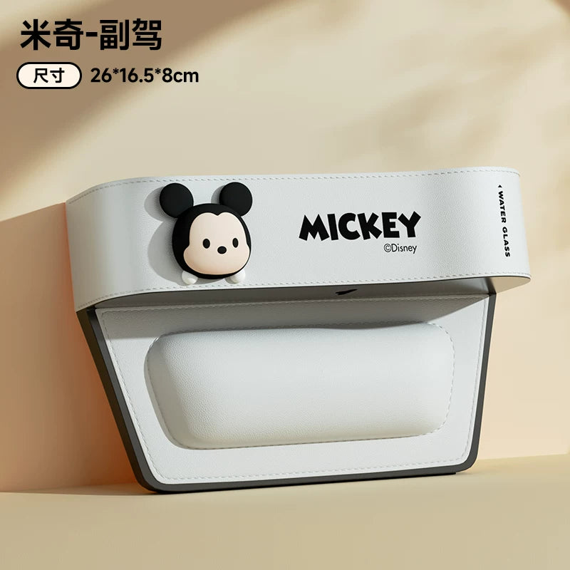 Spaces between seats, essential car accessories, Disney car storage box for passenger seat.