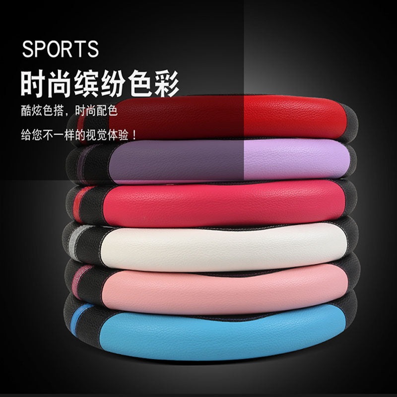 Anti-slip steering wheel cover for Mazda CX30, CX4, Atenza, C-X5, Axela, all-season.