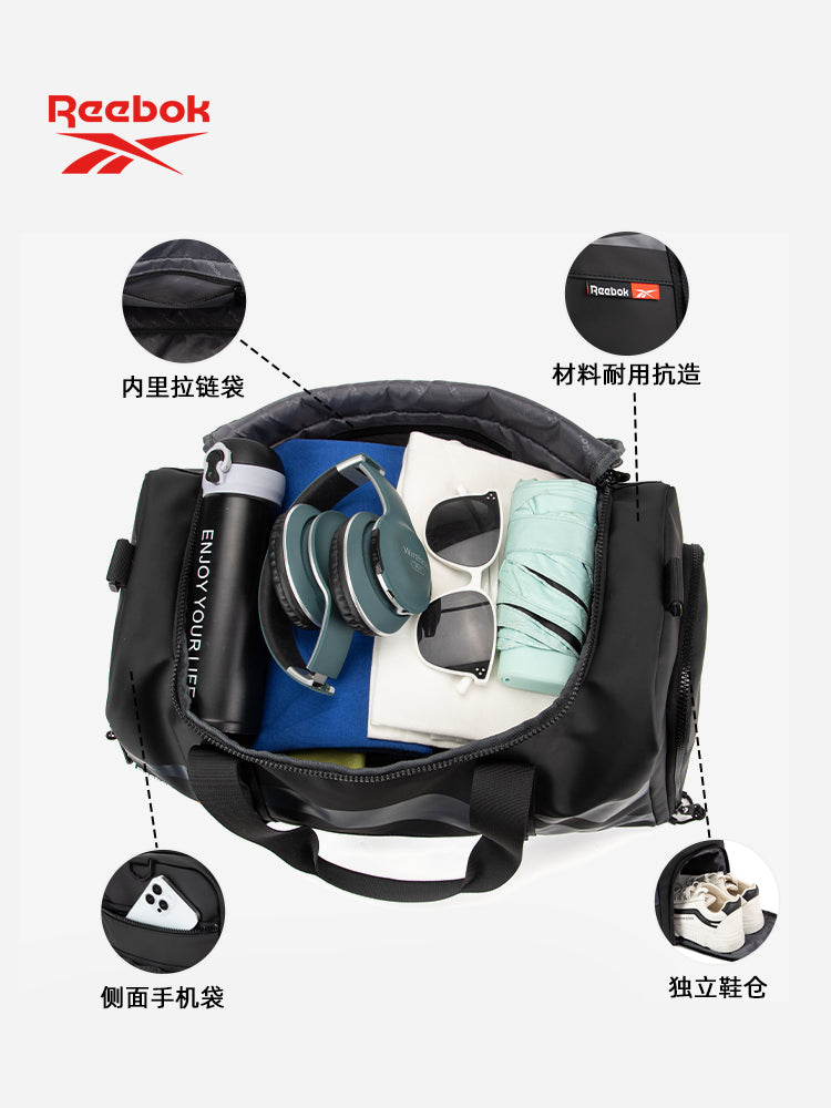 Reebok Böyük Tutumlu İşgüzar Səfər Çantası, Çiyin Çantası, Əl Çantası, Çarpaz Bədən Çantası, İdman Suya Davamlı İdman Zalı Çantası
