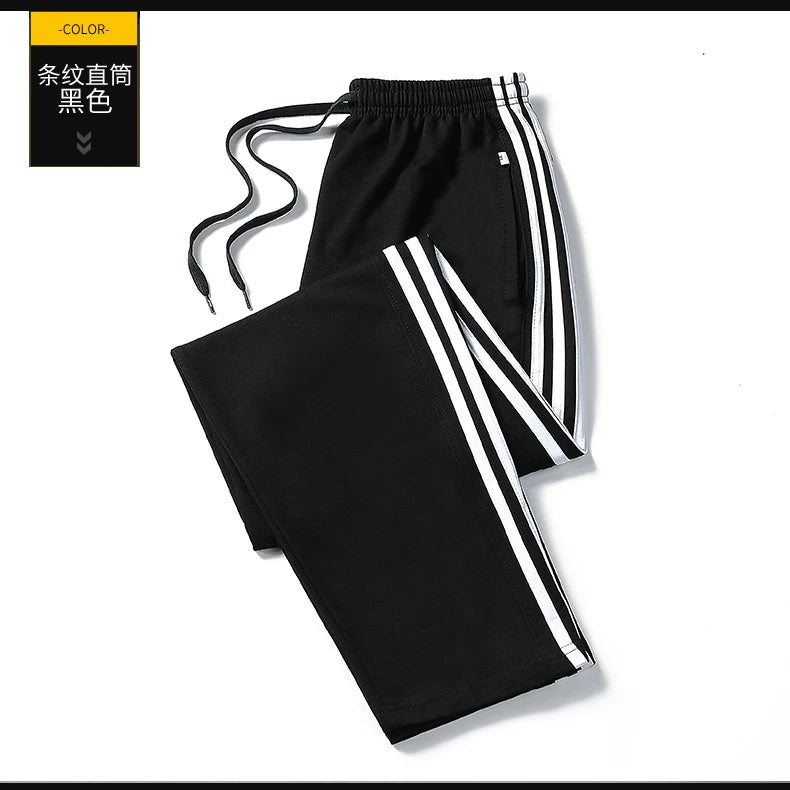 Kişi idman şalvarı, uzun pambıq şalvar, yun astarlı, nazik, yaz və payız üslubunda, gündəlik, düz ayaqlı, daralan ayaqlı, böyük ölçü.