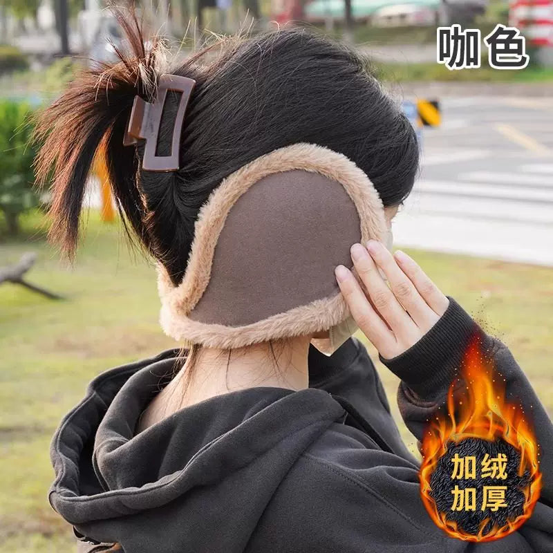 İsti qulaqcıqlar/qulaq örtükləri, qış qulaq qoruyucuları, qatlanan yumşaq, şaxtaya davamlı, şirin, qış üçün qalınlaşdırılmış qulaqcıqlar.