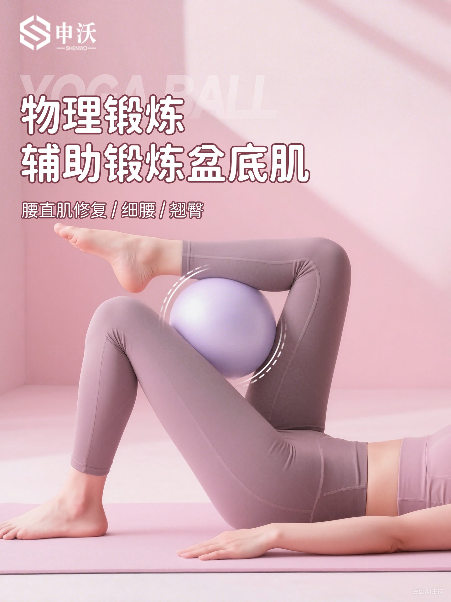 Böyüklər üçün yoqa topu, çanaq dibinin əzələ hazırlığı, yoqa topu, kiçik top, doğuşdan sonrakı əsas təmir, Pilates kiçik topu, Yu Jia