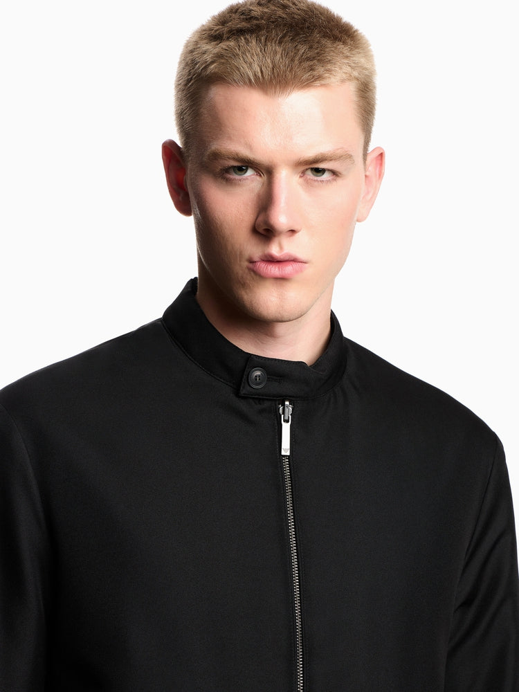 EMPORIO ARMANI/Armani Qış Yeni Kişilər üçün Qısa Yüngül Dayanacaqlı Geri Dönən Pambıq Gödəkçə