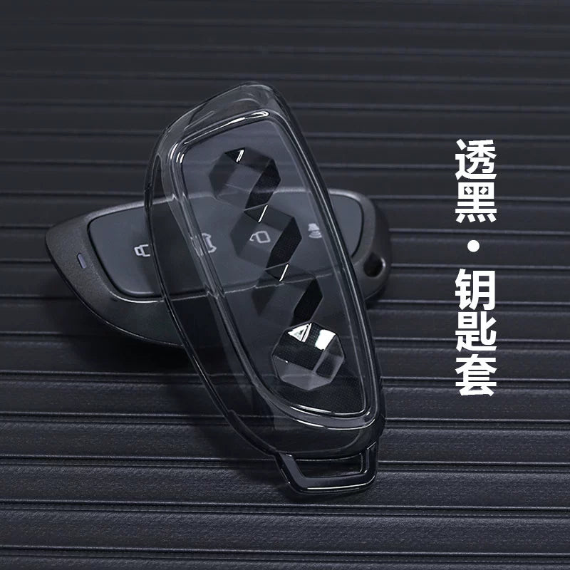 Haver H6 Açar Qapağı İkinci Nəsil və Üçüncü Nəsil H9 Euler M9 Qırmızı Dovşan Toka Böyük Köpək M6 Raptor Çantası Şəffaf Açar Qabıq üçün uyğundur