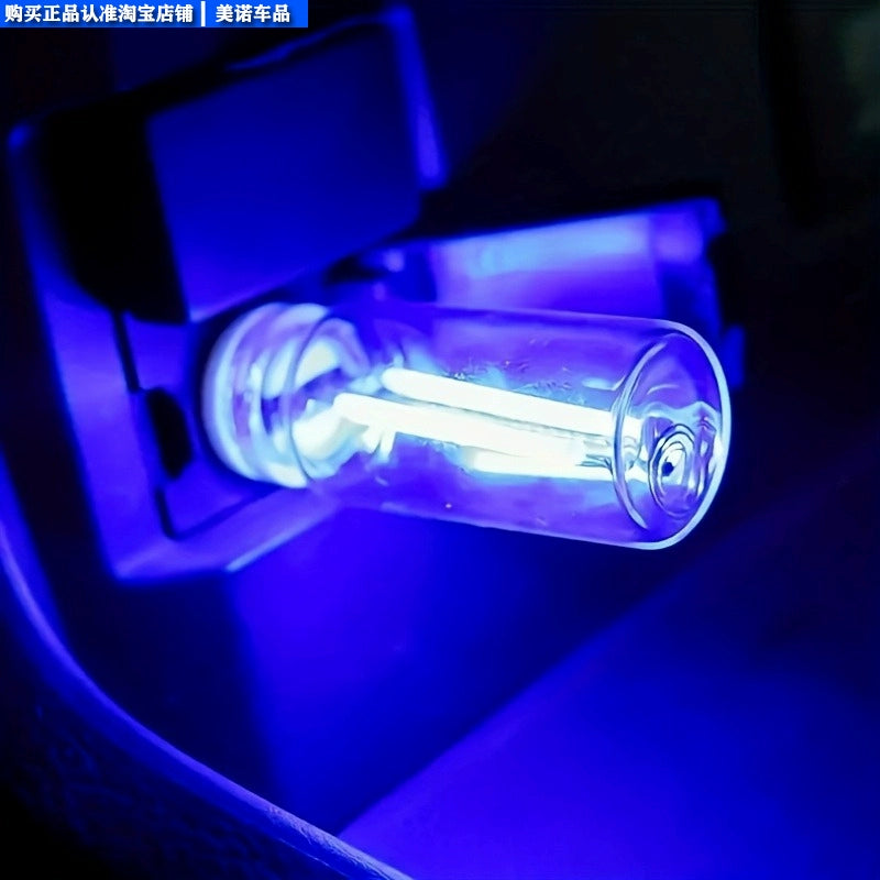 Avtomobil Atmosfer İşığı LED Dekorativ Avtomobil USB İnterfeysi Kiçik Gecə Lambası Rəngli Qradient Yanıp Sönən Yataq otağı Qonaq Otağı Kiçik Gecə Lambası