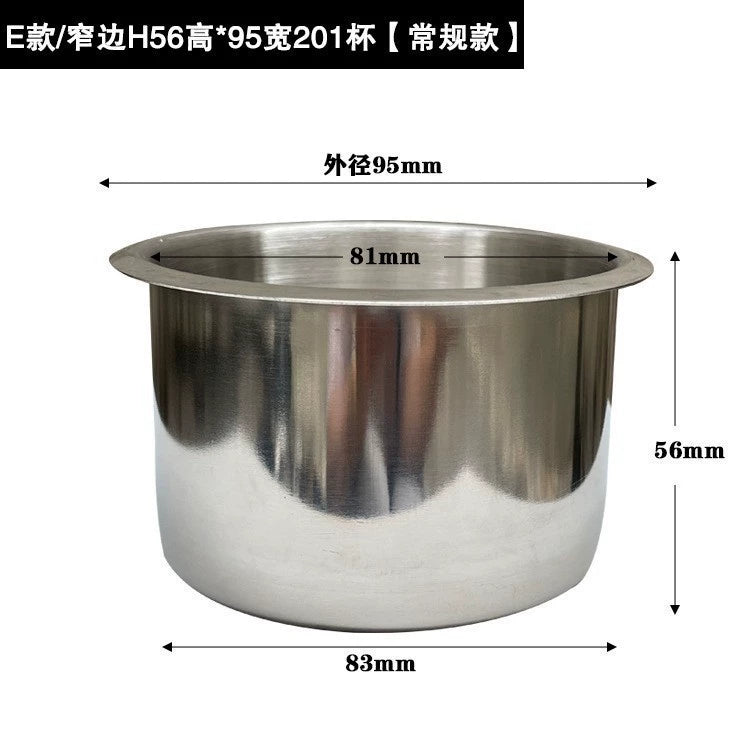 Paslanmayan Polad Kubok Nəlbəki Divan Kuboku Oturacaq RV Yaxta Bərpa Yük maşını Avtomobil Su Bardağı Tutacağı Kubok Yuvası Avtomobil Külqabı