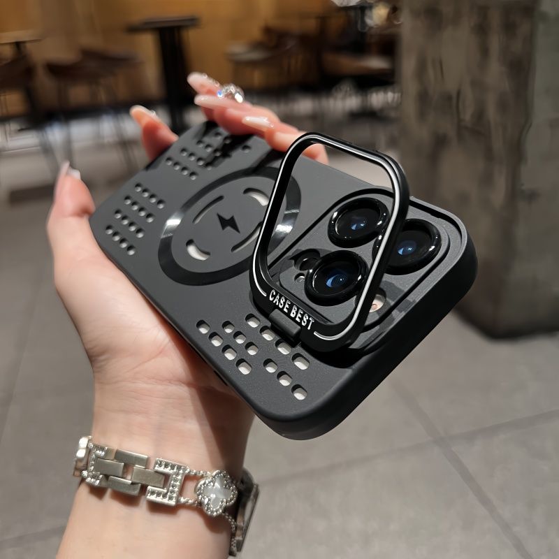 Apple 16ProMax cib telefonu üçün uyğun yay yeni donma nöqtəsi nəfəs ala bilən qabıq yeni iPhone15pro/14plus maqnit doldurma 13 qoruyucu örtük 12 sadə və yüksək səviyyəli düşməyə qarşı 11 kişi və qadın