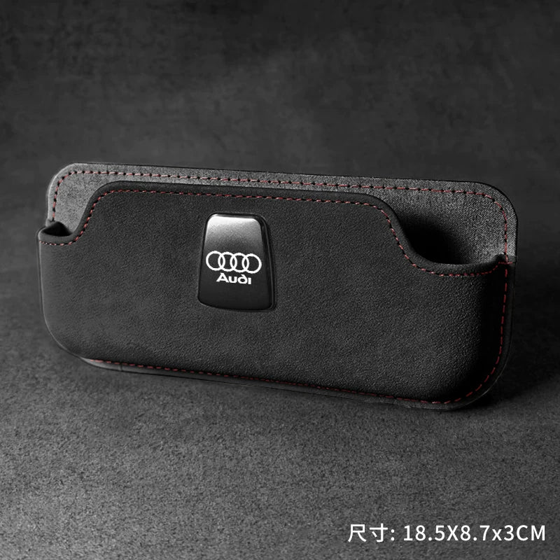 Audi süet saxlama qutusu, saxlama çantası, zibil qutusu, avtomobil salonunun dəyişdirilməsi üçün ləvazimatlar A6L Q7 Q5L A4L Q3