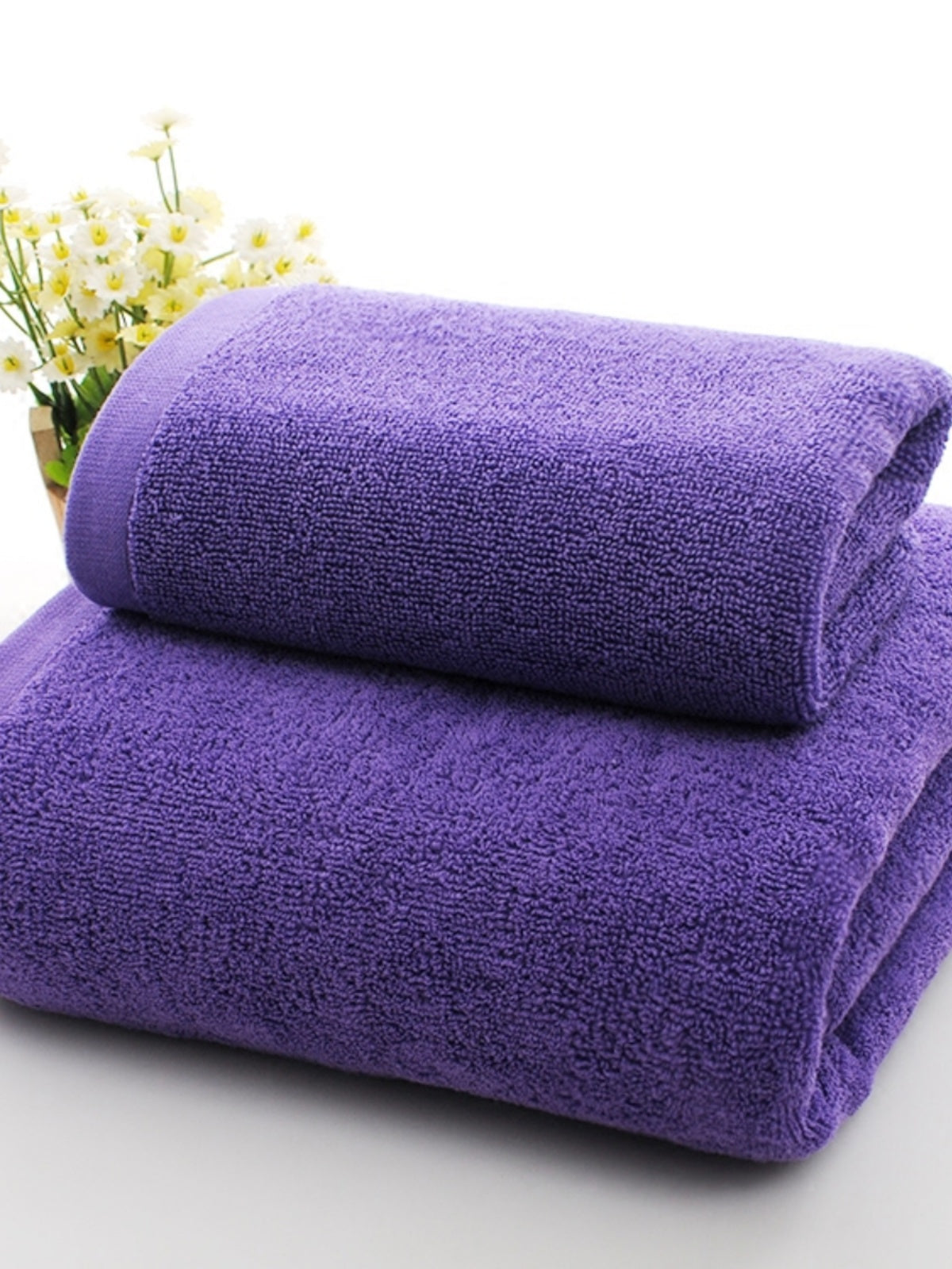 Saf pambıq yanğın terapiyası xüsusi qəhvə qaranlıq kişilər və qadınlar əlavə qalın dəsmal, alov gecikdirən gözəllik salonu üçün ağ hamam dəsmalları yataq etmək və su udmaq üçün