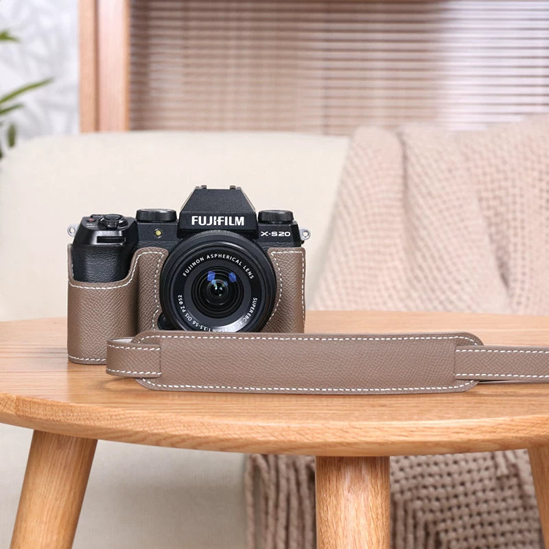 Fujifilm XS20 qoruyucu qutu XT30 üçüncü nəsil ikinci nəsil XT50XM5X100Vi kamera çantası aksesuarları əsl dəri XE5xt5