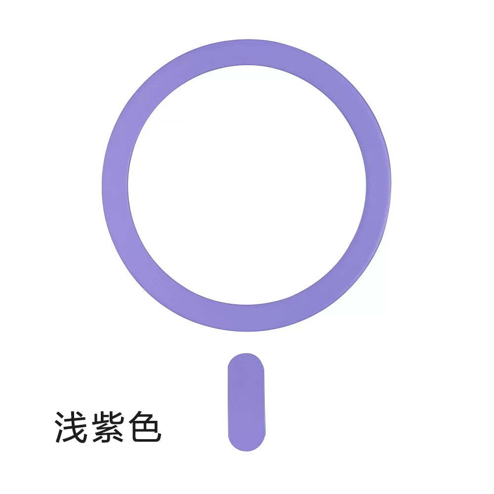 Maqnit halqası, maqnit bərkidicisi, MagSafe, boyalı örtük və quyruq hissəsi olan maqnitləşdirilmiş yamaqlı simsiz qəbuledici.