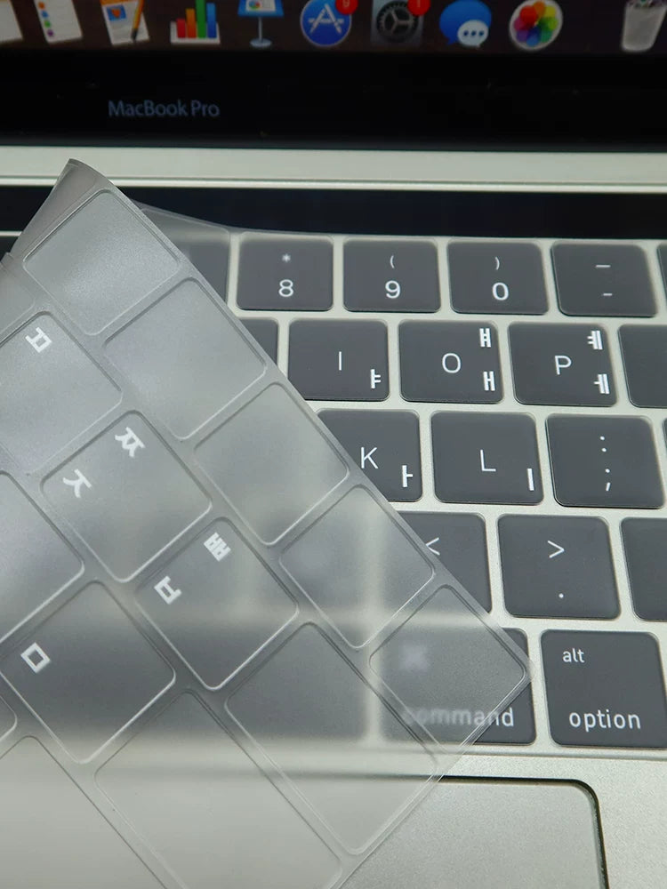 Mac üçün uyğundur Apple Macbook12/air13/pro/13.3/14/14/15/16 düymlük Koreya klaviatura filmi şəffaf