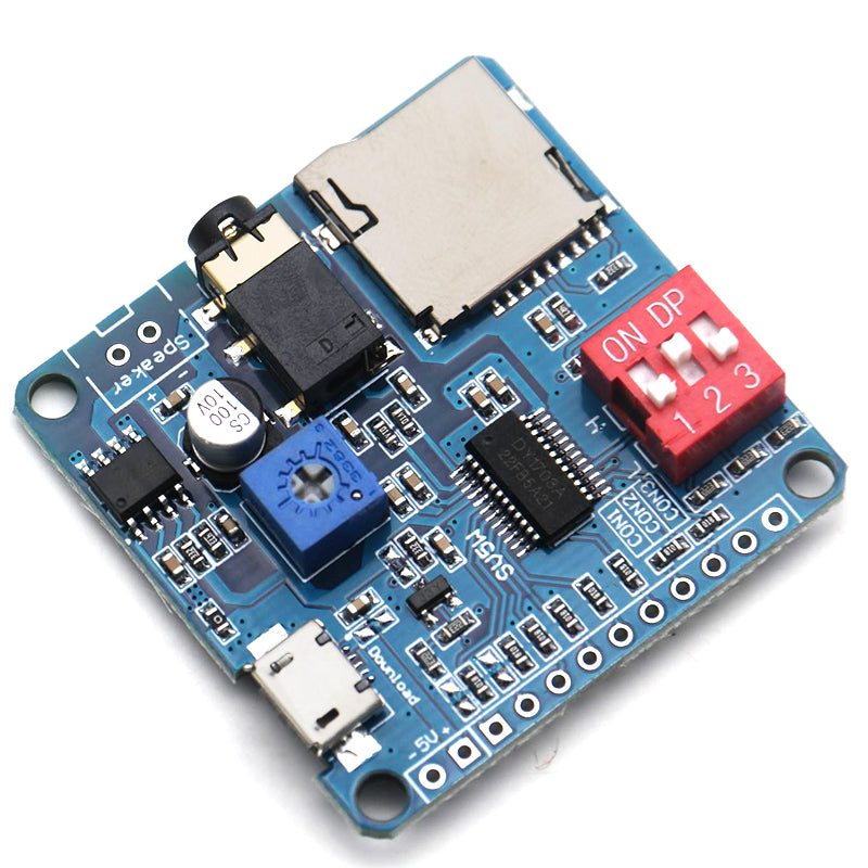 Səs oxutma modulu MP3 pleyer oxutma tetikleyicisi serial port nəzarəti oxutma DY-SV5W səs modulu - 2