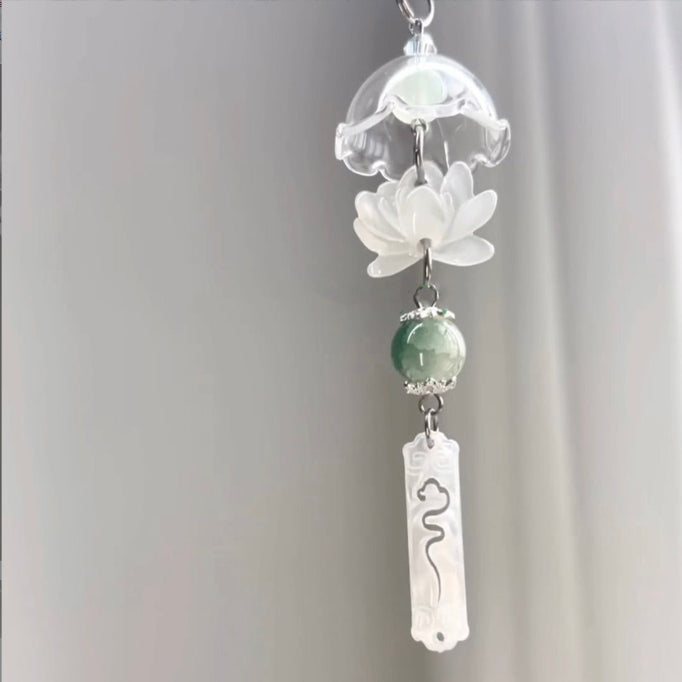 DIY Apple Wind Chime Girls' Handmade Lucky Charm Chain Phone Chain Key Chain Bag Pendant Decoration