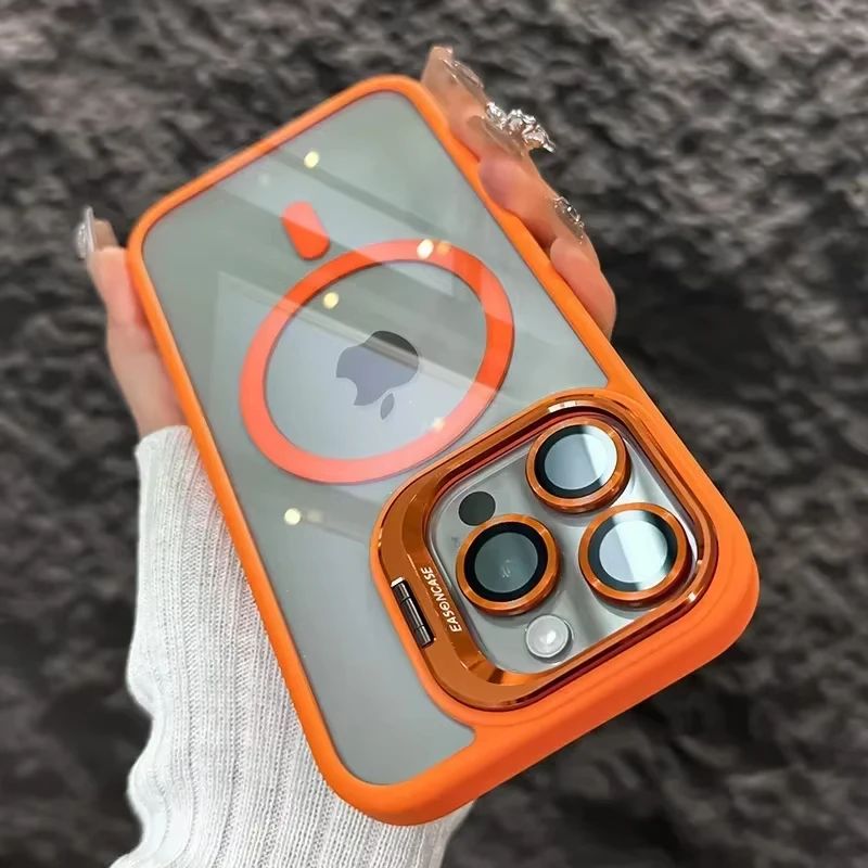 iPhone 17 Pro Max üçün Lüks Maqnitli Zərbəyə Davamlı Telefon Qutusu