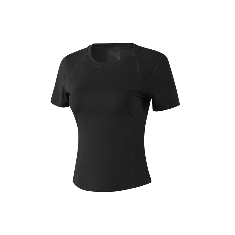 Ağır Atletika Fairy Yeni Yoqa Geyimi Qadın Açıq Havada Qaçış Məşq İdmanı İdman T-shirti Nəfəs ala bilən Tennis Fitness Üstü