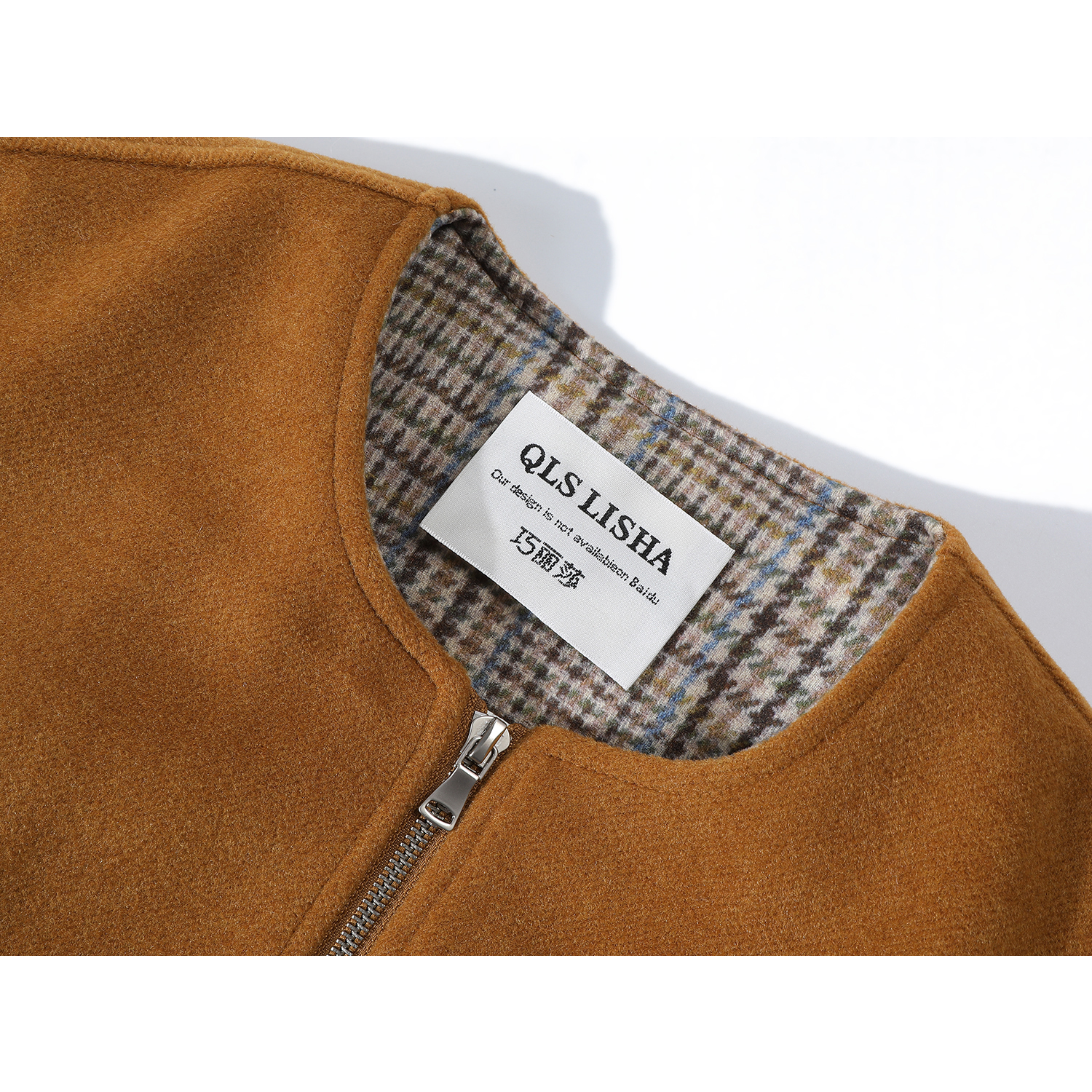 Chorlisa Chanel üslubunda aşağı gödəkçə, qısa palto, 2025-ci ilin qış yeni modası, ağ ördək tükü, zərif yun palto.