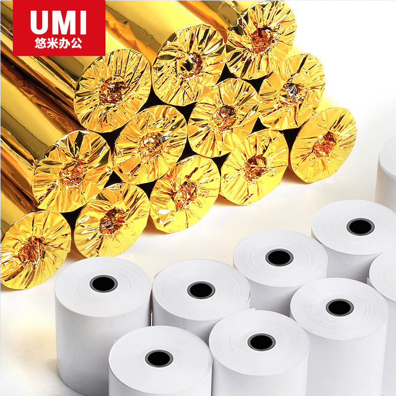 36 rulon Youmi 57x30mm termal kassir kağızı 58mm printer 57x40 supermarket qəbz kağızı çapı kiçik rulonlu termal kağız po kassa aparatı universal kiçik bilet rulonlu kağız paketi