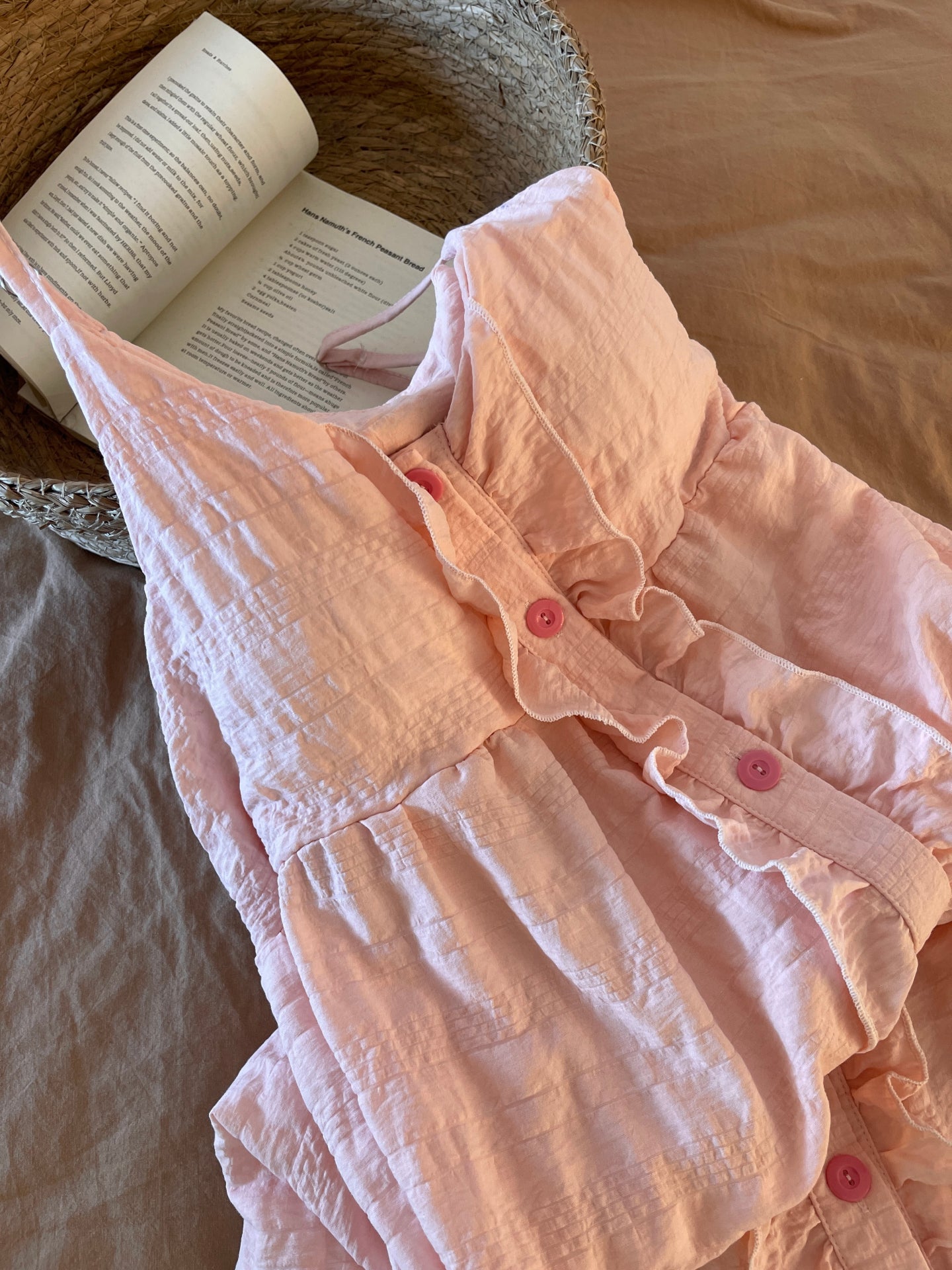 Qadınlar üçün gecə paltarı yay asma pijama bulud pambıq sinə yastığı ilə böyük ölçülü sərin 26 yeni çəhrayı ev paltarından kənarda geyinmək olar