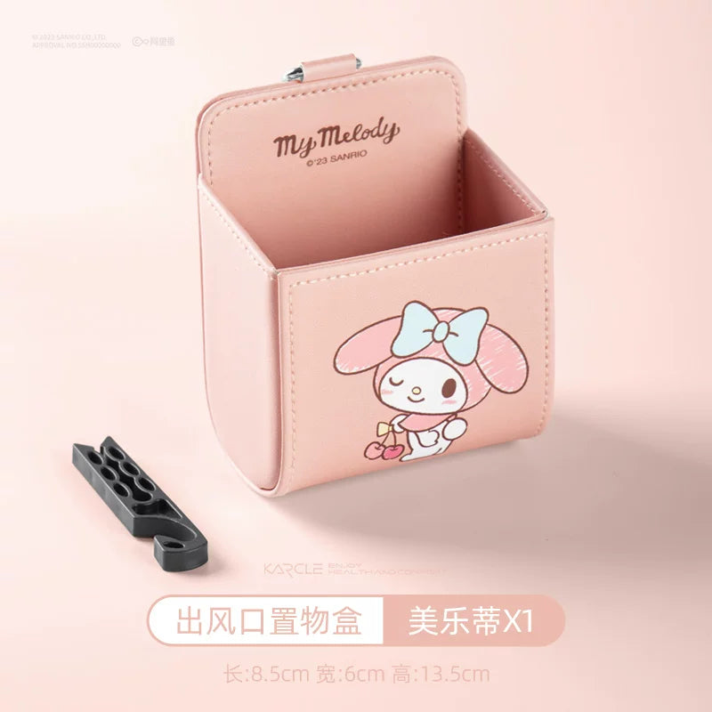 Cinnamon Dog Car Air Vent Storage Box Hanging Bag Cute Cartoon Daily Storage Organizer Popular Online Car Storage Box