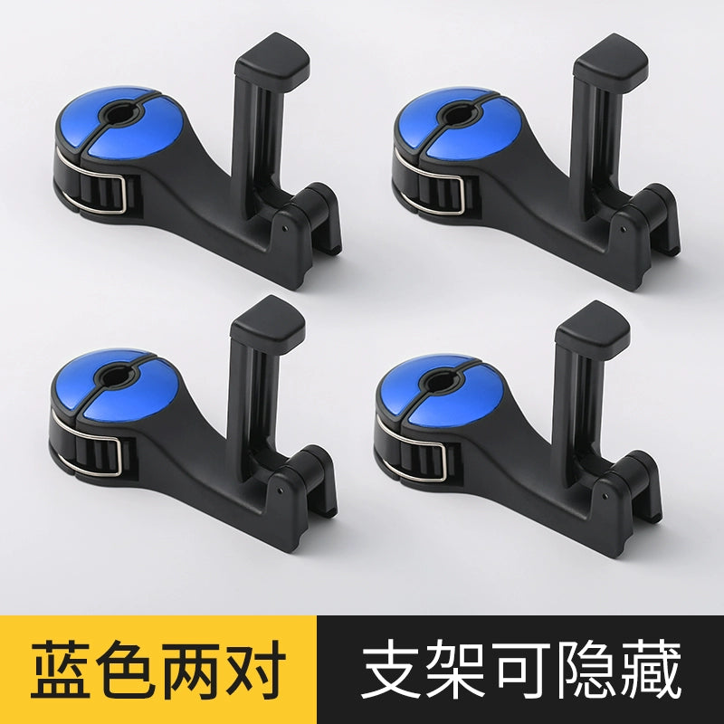 Avtomobil Oturacağı Arxa Arxa Qarmaq Cizgi filmi Sevimli Oturacaq Arxa Qarmaq Çoxfunksiyalı Avtomobil Daxili Dekorasiya Kiçik Qarmaq Yaradıcı