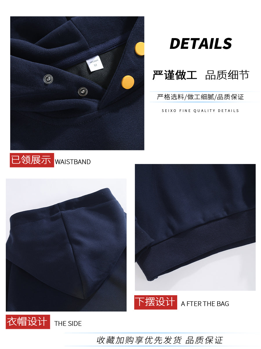 New Balance Amerika üslubunda kişilər üçün ağır çəkili kapşonlu sviter, payız və qış, flis astarlı, geniş idman gödəkçəsi/üstü örtüklü, 2025-ci ilin yeni stili.