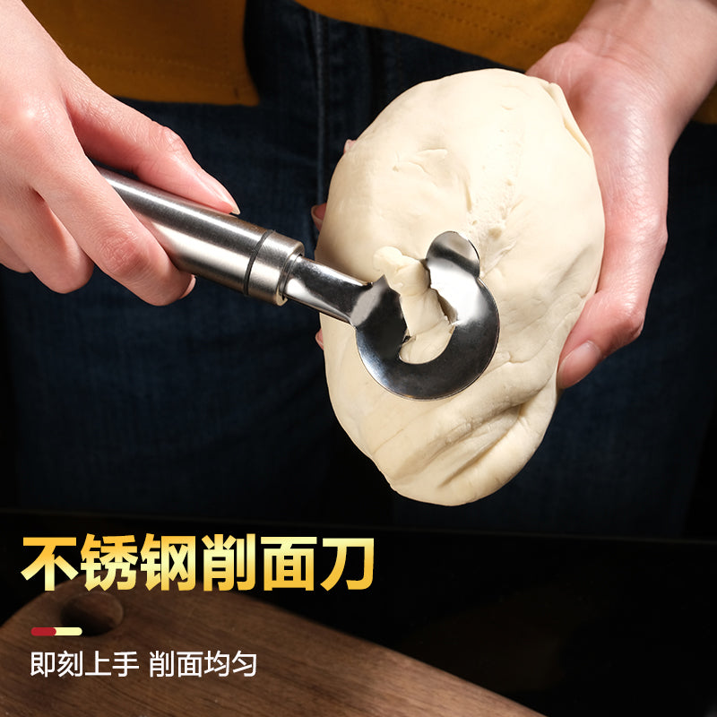 Əriştə bıçağı, xüsusi əriştə bıçağı, məişət üçün yeni kommersiya paslanmayan polad, Shanxi əl istehsalı peşəkar tək dəlikli əriştə bıçağı