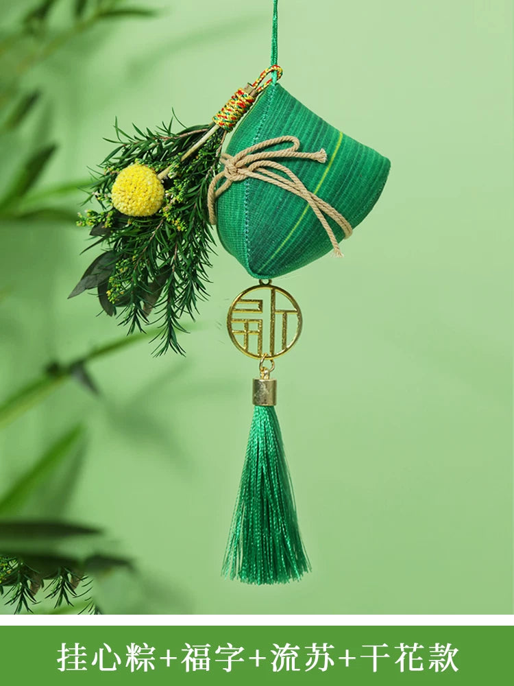 Əjdaha Qayıq Festivalı kisəsi kisəsi qurudulmuş çiçəklər əl işi öz əlləri ilə hazırlanmış material paketi qədim pirinç düyü parçaları hazır məhsul portativ kulon