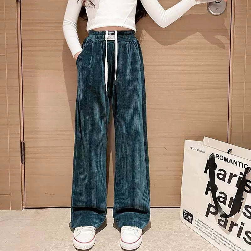 Qızlar üçün körpə şalvarları Uşaqlar üçün qış geyimləri