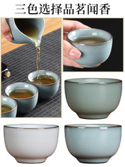 Xiangye çay fincanı usta fincan tək fincan keramika məişət böyük çay qabı tək Kung fu çay dəsti aksesuarları çay fincanı