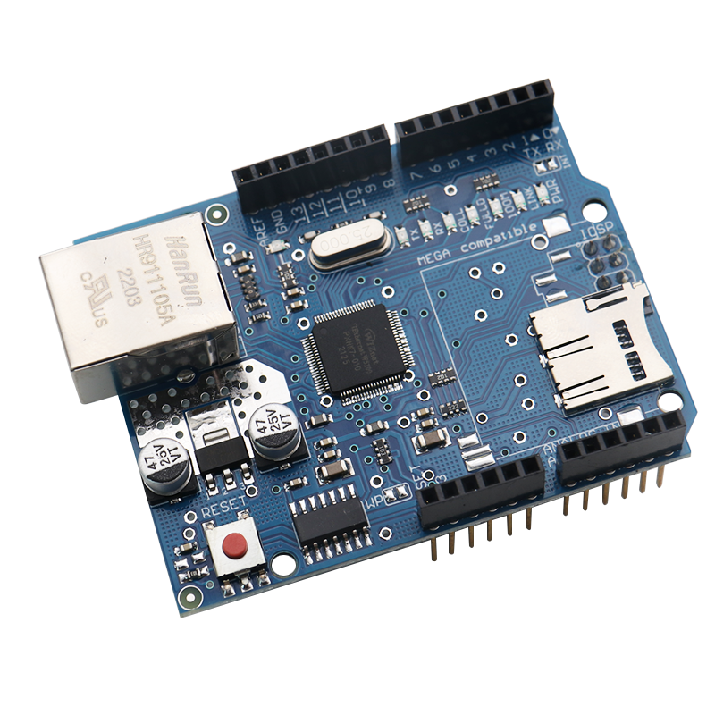 W5500 Ethernet modulu W5100 SD kartın genişləndirilməsi versiyası Arduino Ethernet inkişaf lövhəsi üçün uyğundur