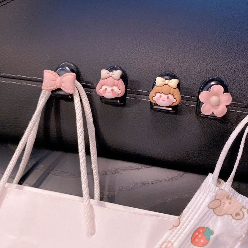 Avtomobil qarmağı Ön cərgə yapışdırın Avtomobil qarmağı Sevimli cizgi filmi Ön Oturacaq Avtomobil Qarmağı Avtomobil Daxili Dekorasiya Bütün Məhsullar