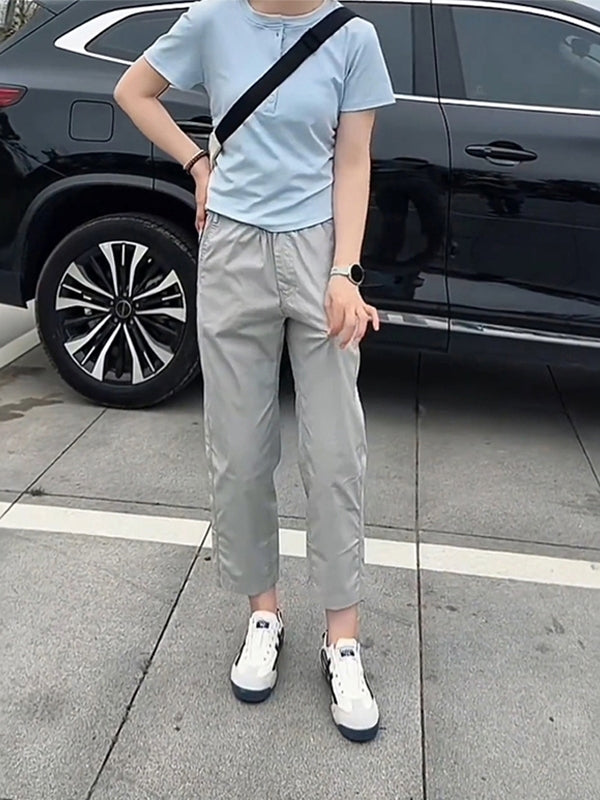 Qadınlar üçün tez quruyan gündəlik şalvar, yay nazik model, böyük ölçüdə, bir az dolğun, armud formalı, boş və arıqladıcı, gündəlik doqquz nöqtəli hərəm şalvarı