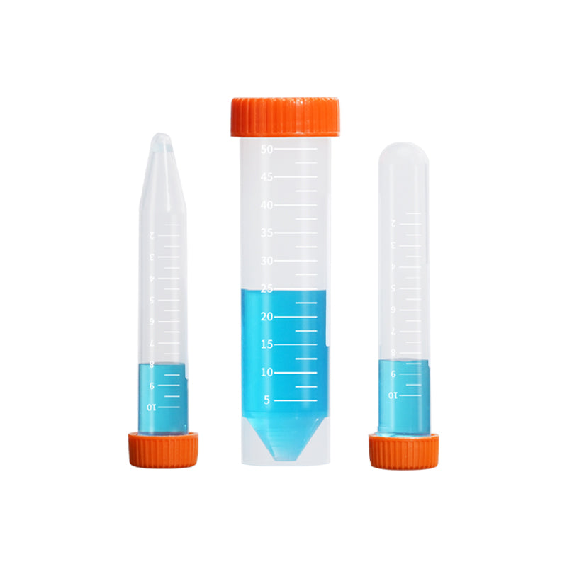 Ligu plastik sentrifuqa borusu, qapağı olan sivri dibli barmaq borusu, yuvarlaq dibli sentrifuqa sınaq borusu 0,2/0,5/1,5/2/5/10/15/20/50/100ml pilləli EP borusu PCR borusu toxum şüşəsi