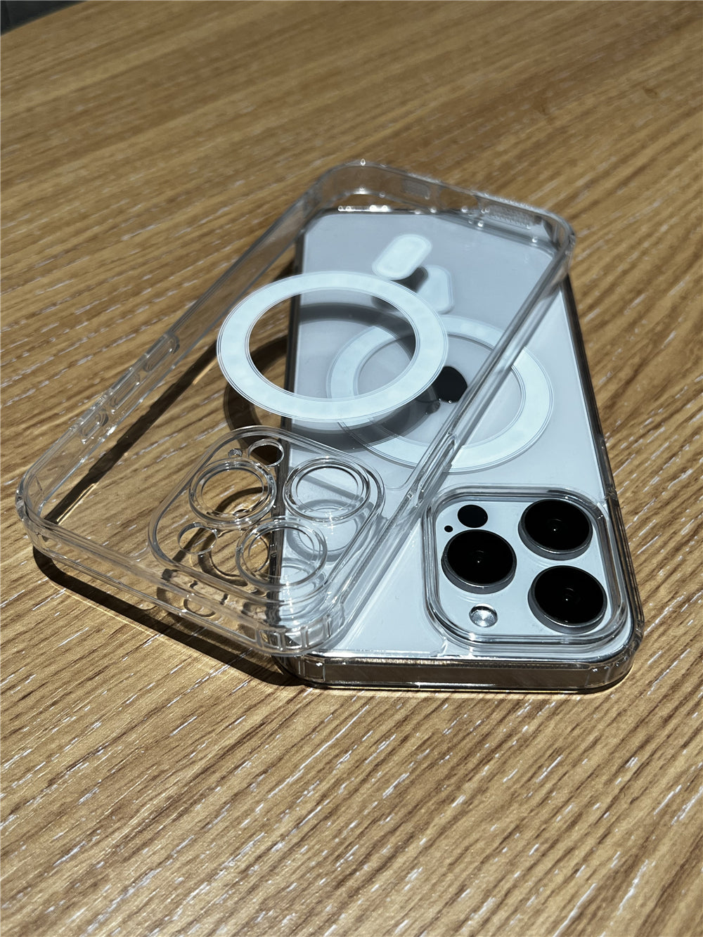 Magsafe maqnit emişi Apple 15 sadə cib telefonu qutusu iPhone14 tam kənar 17 yeni stil 16/13 tam şəffaf 12 yüksək səviyyəli mənada 11 promax kişi və qadın internet məşhur məşhur plus qoruyucu çanta üçün uyğundur
