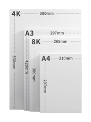 A4 kağızı rəsm kağızı Holland ağ karton marker qələm əl ilə boyanmış xüsusi kağız ağ karton qalın sərt karton 300g rəsm kağızı/mühəndislik rəsm kağızı rəsm/4K/8k/A3 ağ karton əl işi kağız