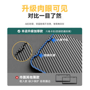 Thickened license plate frame, new energy green license plate frame, carbon fiber car license plate frame protective frame, blue license plate frame