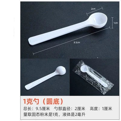 Plastik ölçü qaşığı 1g 3g 5g 10g 15g qram süd tozu qaşıq məhdud qaşıq toz qaşıq Panax notoginseng tozu kəmiyyət qaşıq fərdi qablaşdırılır