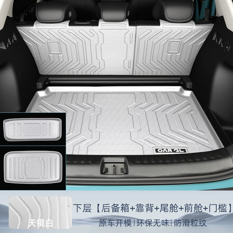 25 BYD Hiace 05EV Xüsusi Baqaj Döşəməsi TPE Quyruq Qutusu Döşəməsi Ön və Arxa Avtomobil Aksesuarları 05