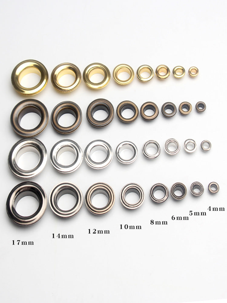 Əl işi DIY dəri məmulatları təmiz mis bürünc hava gözləri mis hava gözləri metal hava gözləri qarğıdalı çantalar ayaqqabı və papaqlar aksesuarları tokalar