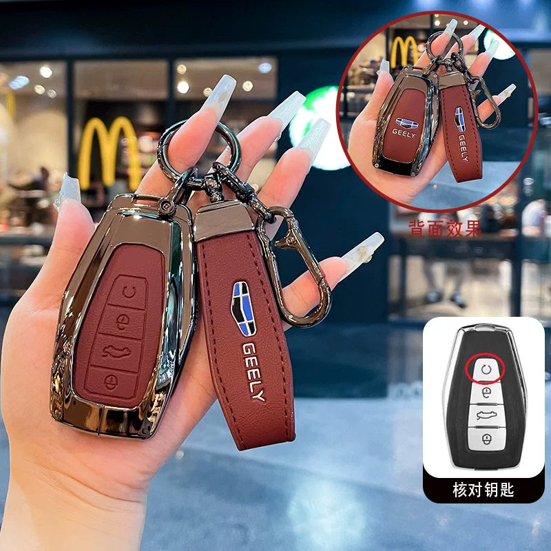 Geely Jiaji açar örtüyü, Geely Haoyue PRO, Xingyue L, Boyue, Binyue, Emgrand və Binrui avtomobil çantası klipləri üçün uyğundur