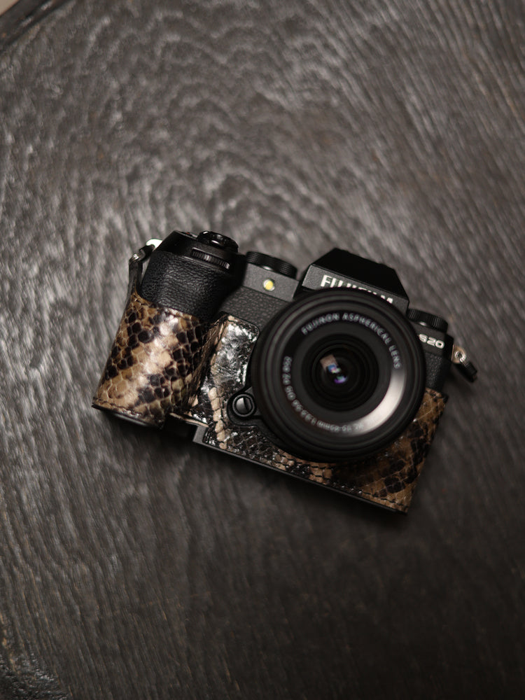 Fuji x100vi/xt50/xe5/xm5/xs20/xt5 üçün kameralı ilan taxıl inək dərisi kamera qoruyucu dəri qutusu