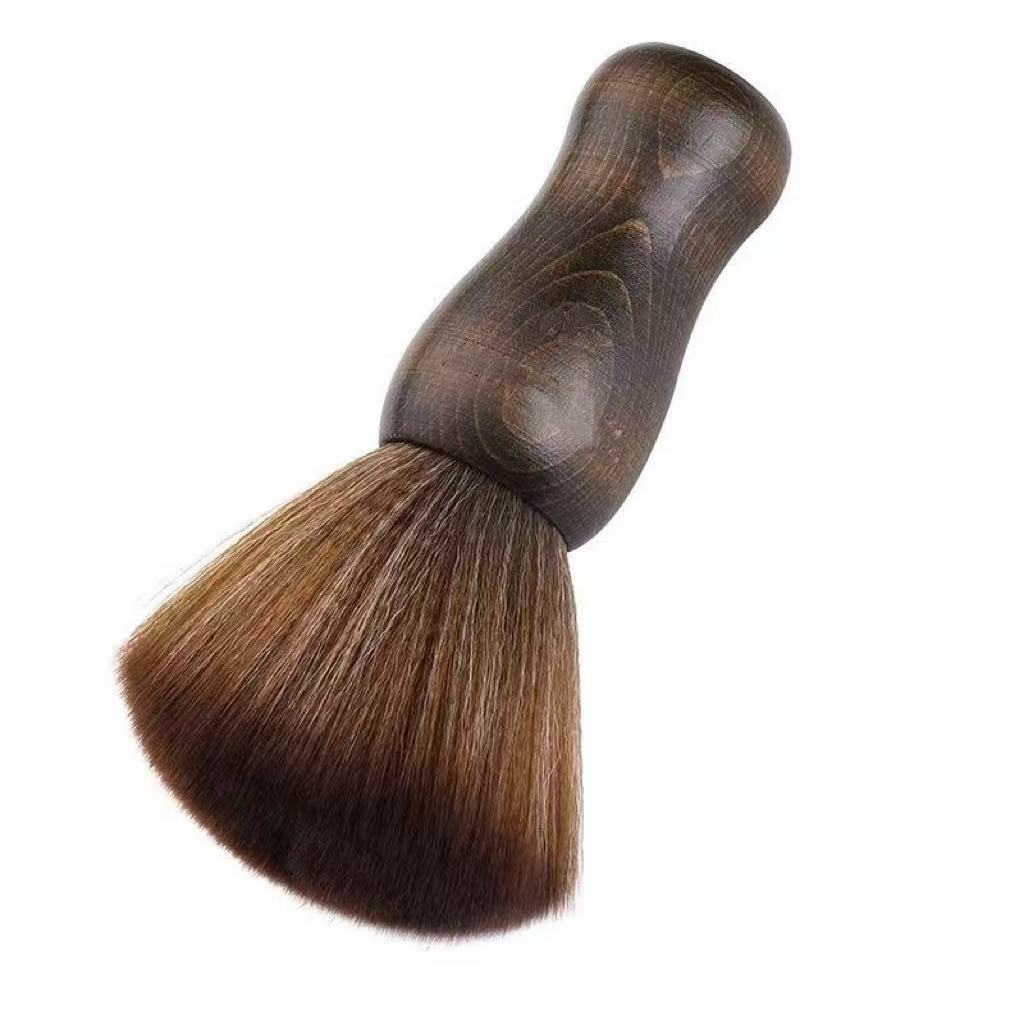 Bərbər professional fırça bərbər lif yumşaq tük fırça süpürmə saç təmizləmə fırçası qırıq saç fırçası ev bərbəri və təraş