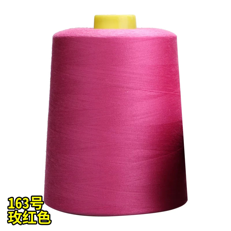 Lafeng markalı yüksək sürətli polyester tikiş ipi 20S/2 orta qalın sap böyük rulon baqaj sapı tikiş maşını ipi 202 ağ sap