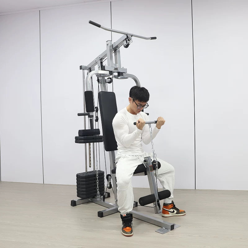 Chishang Ticarət Üç nəfərlik Stansiya Kombinasiyalı Təlimçi Uçan Quş Kompleks Təlimçi Ev Çoxfunksiyalı Güc Fitnes Avadanlığı