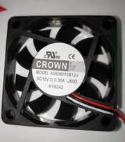 Yeni spot Tayvan CROWN xüsusi sərgisi AGE06015B12U 12V 0.35A soyutma 6015 fan 6 sm